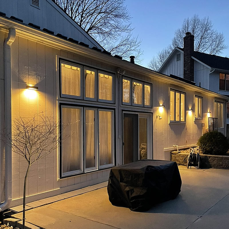 Carvallo Solar Up-Down utomhusvägglampa | Modernt design | Automatisk sensor | Varm- & Kallvit