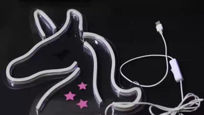 NeonMagic - Rosa Mytiskt Vesen LED Vägglampa