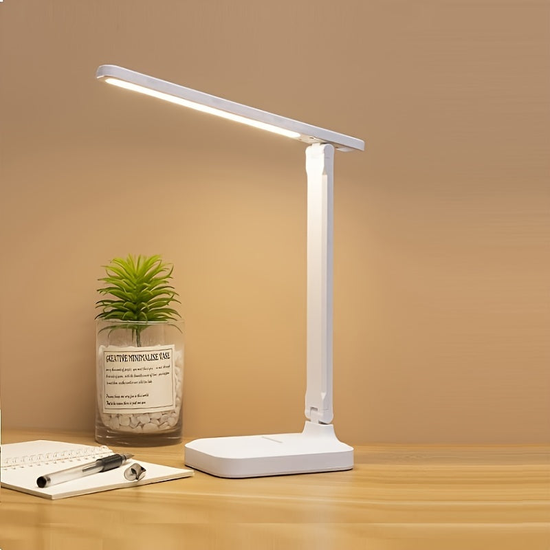 LumiDesk - Dimmbar LED Skrivbordslampa med Touchkontroll och USB