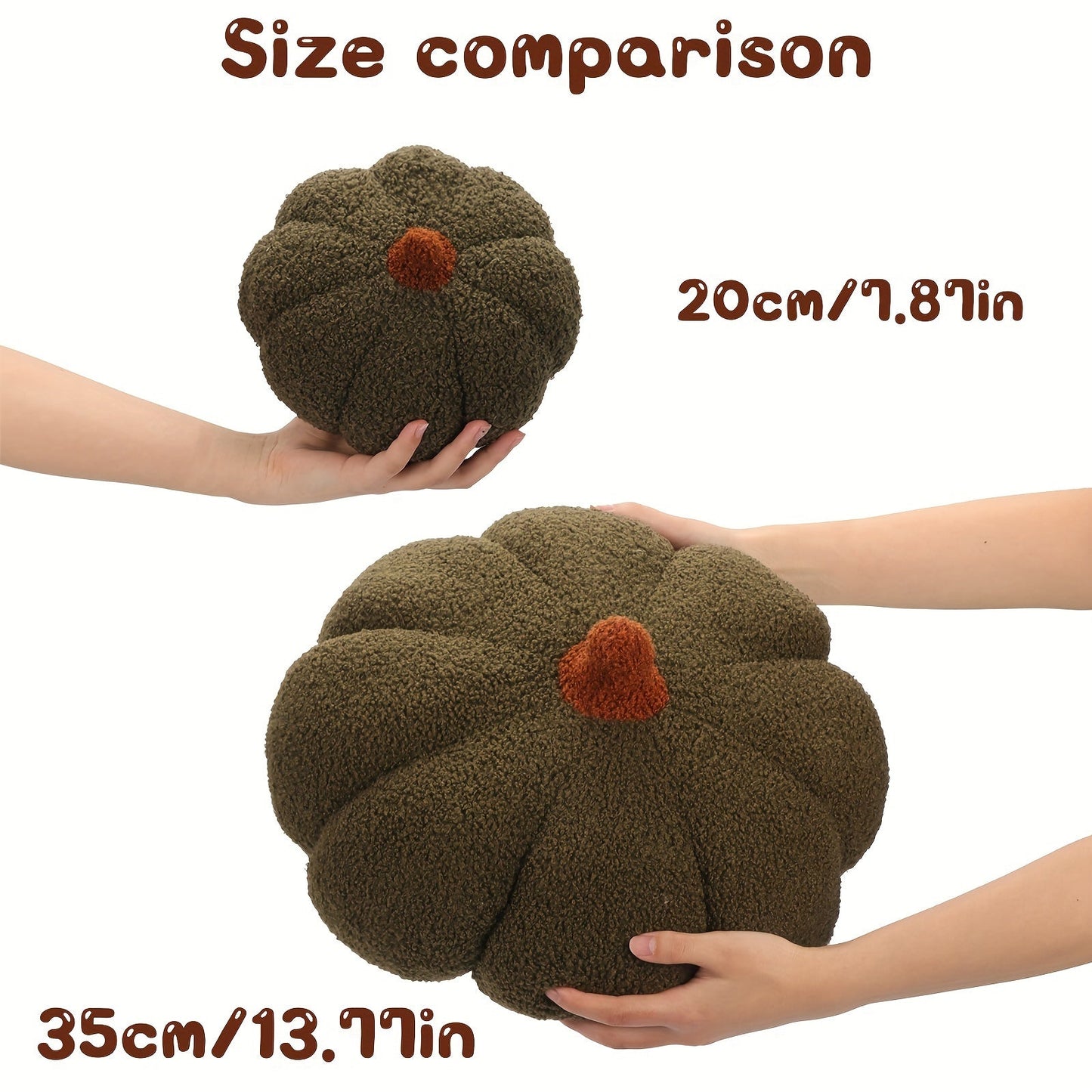 Mysig Pumpa Kudde - Mjuk, Färgglad Dekoration för Halloween och Fester