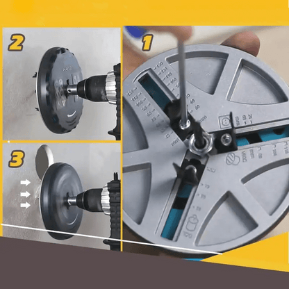 Justerbar Ponsaw – Precisionshålskärare med 4,5–13 cm diameter för trä &amp; plast