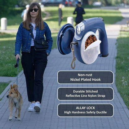 ADVENTUREPAWS ELITE KOPPEL – Justerbar hundkoppel med reflekterande design