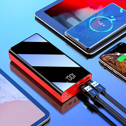 50000mAh Power Bank Snabb Laddning LED Display Ficklampa