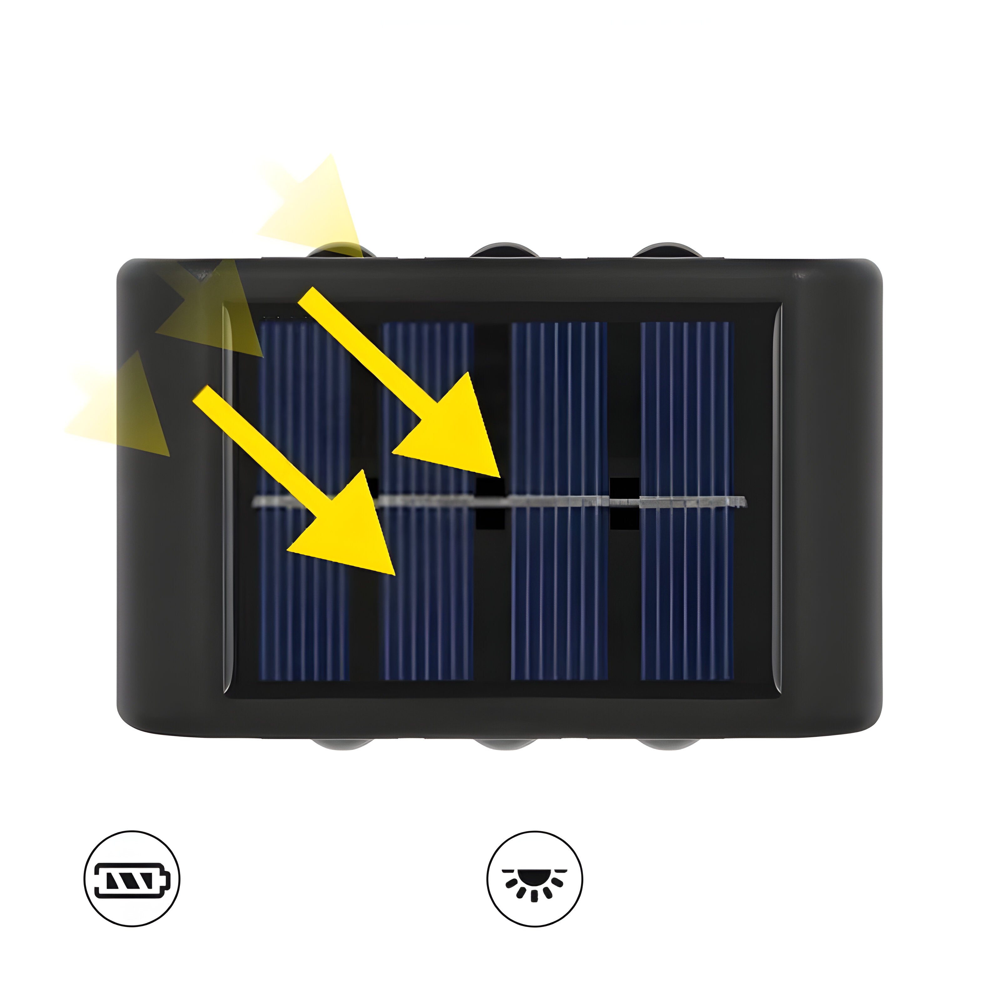 SolaraLux Ljus - Vattentålig Solar LED Upp- och Nedvägglampa