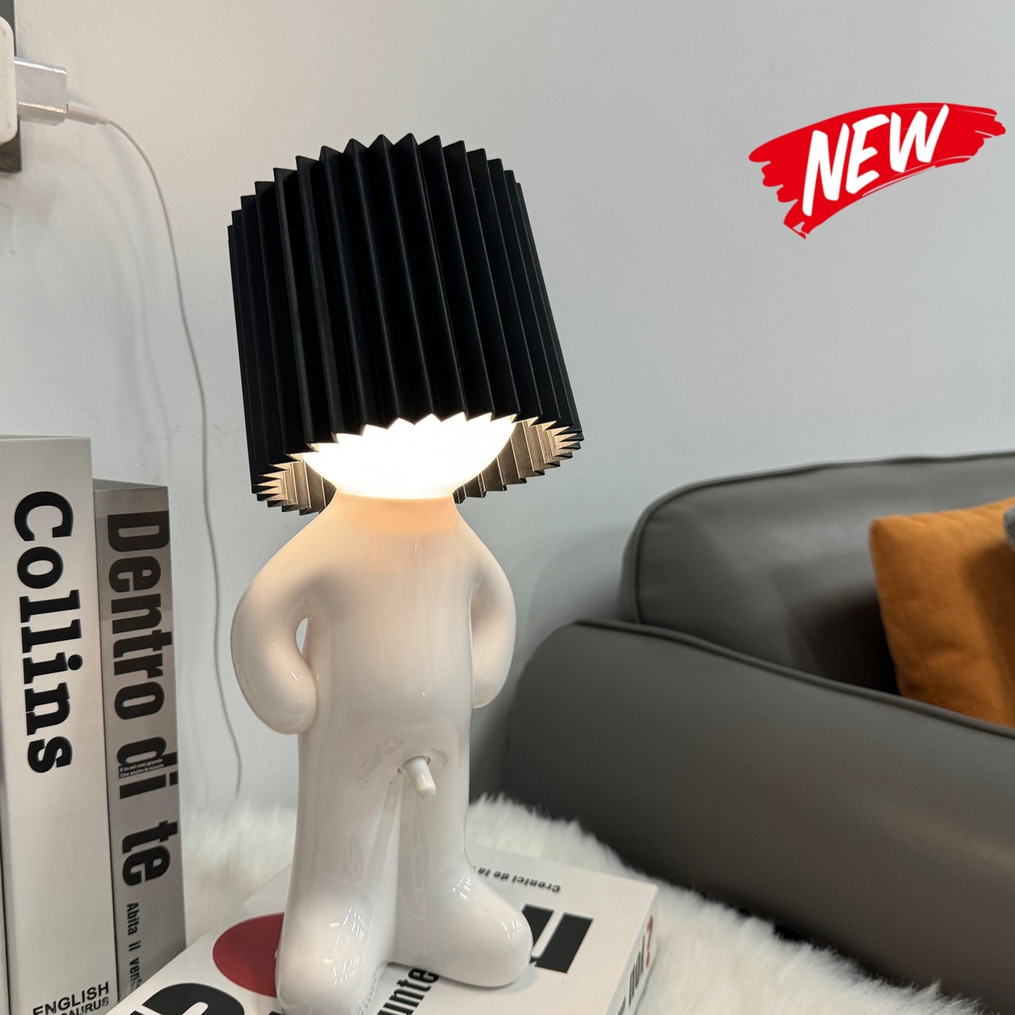 VerlegenLicht - USB-driven geometrisk bordslampa med färgglatt ljus