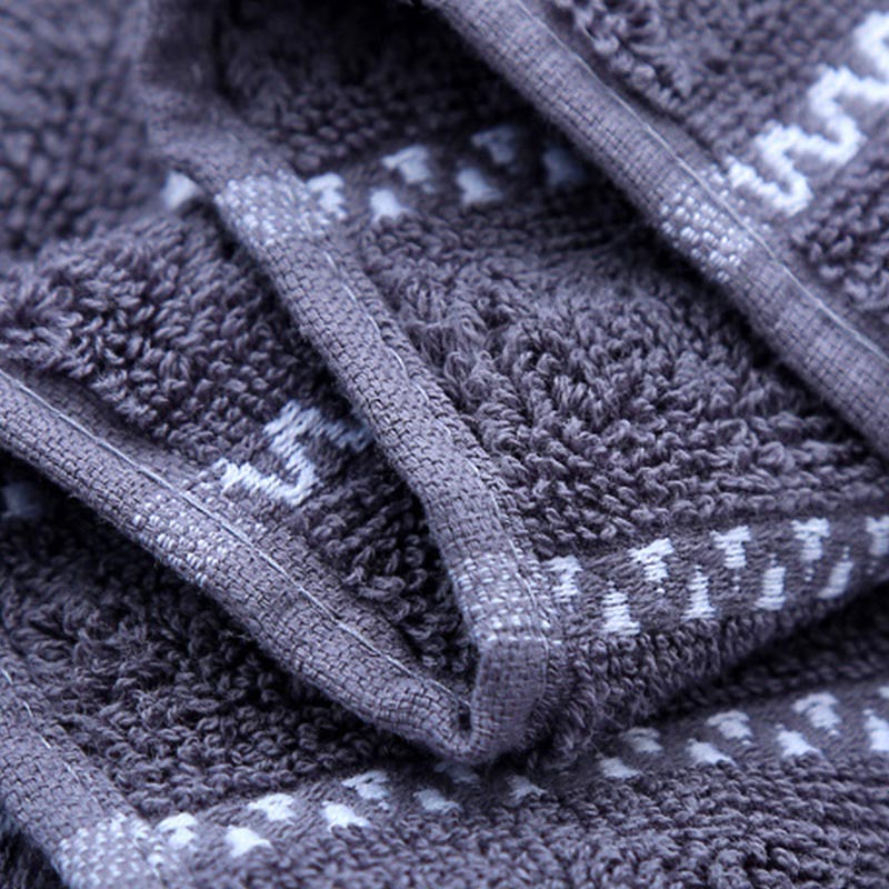 Randig Badhandduk Badrumshandduksset 100% Bomull