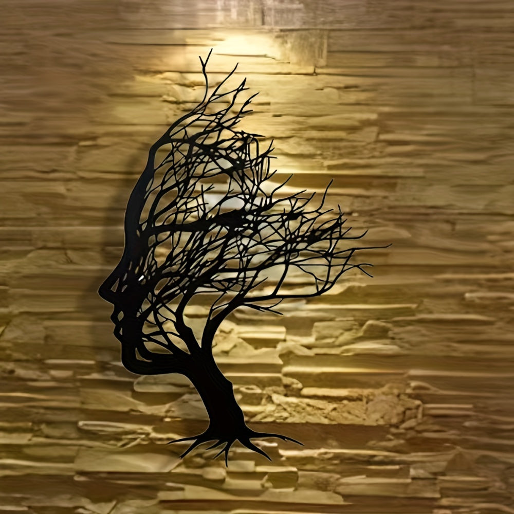 Boomtak Kvinna Ansiktsdekoration - Elegans och Konst i Ditt Hem