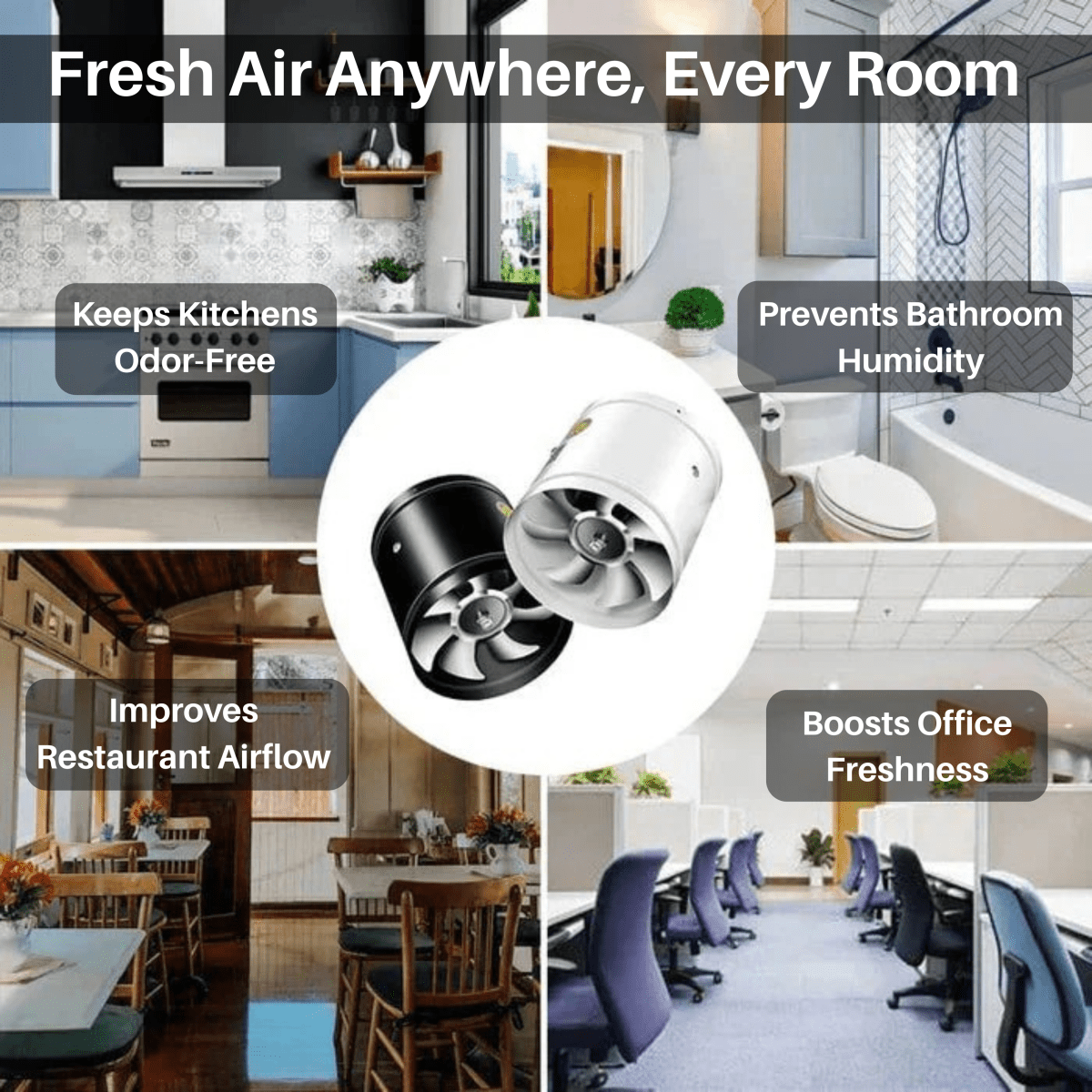 AEROVENT VENTILATOR – Tyst frånluftfläkt för ren och frisk luft