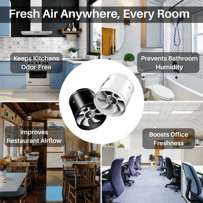 AEROVENT VENTILATOR – Tyst frånluftfläkt för ren och frisk luft