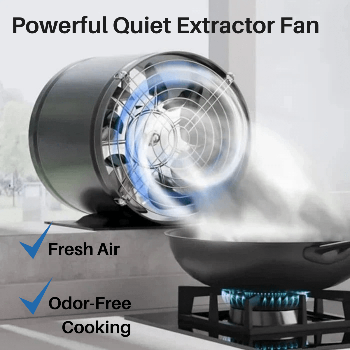 AEROVENT VENTILATOR – Tyst frånluftfläkt för ren och frisk luft