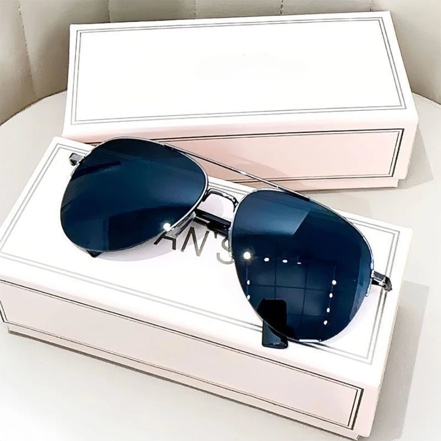 AEROVIEW SHADES – Gradient Pilot Solglasögon med UV400-skydd för män