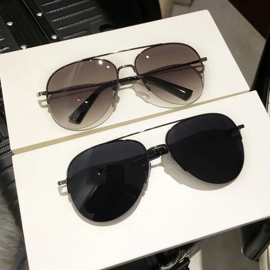 AEROVIEW SHADES – Gradient Pilot Solglasögon med UV400-skydd för män