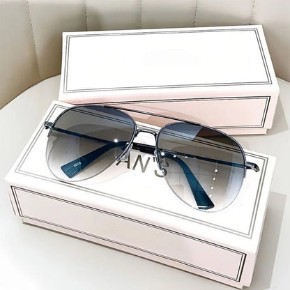 AEROVIEW SHADES – Gradient Pilot Solglasögon med UV400-skydd för män