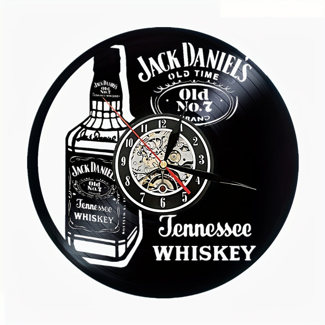 Vinylskivor Väckarklocka - Whisky Tema, Stil, För Vardagsrum och Kontorsinredning