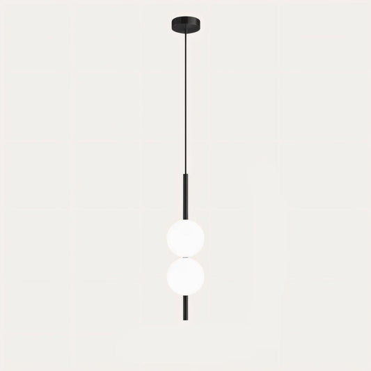 LED-Hänglampa med akrylkula – Dekorativt klart belysning för bostadsutrymmen