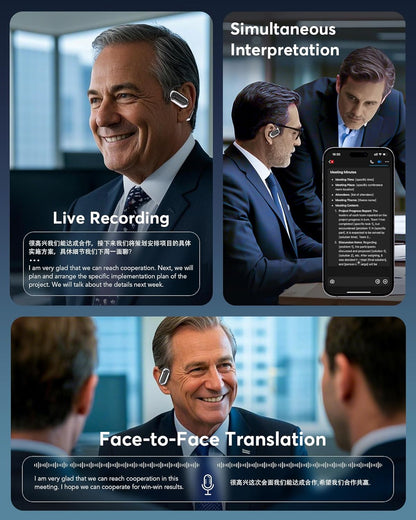 EUQQ AI Språköversättning Öronproppar