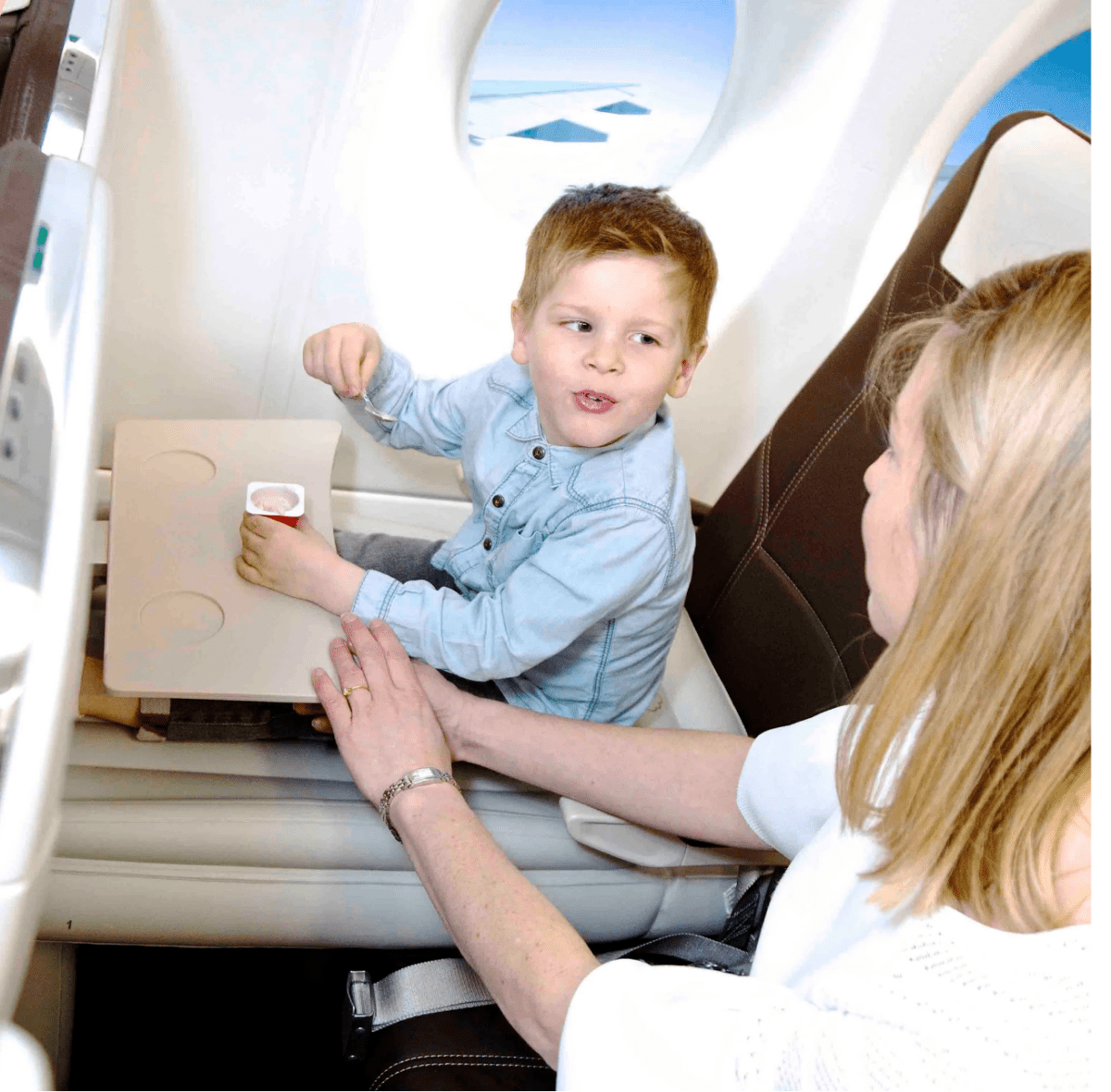 AirNap – Uppblåsbar flygplanssäng för barn upp till 5 år