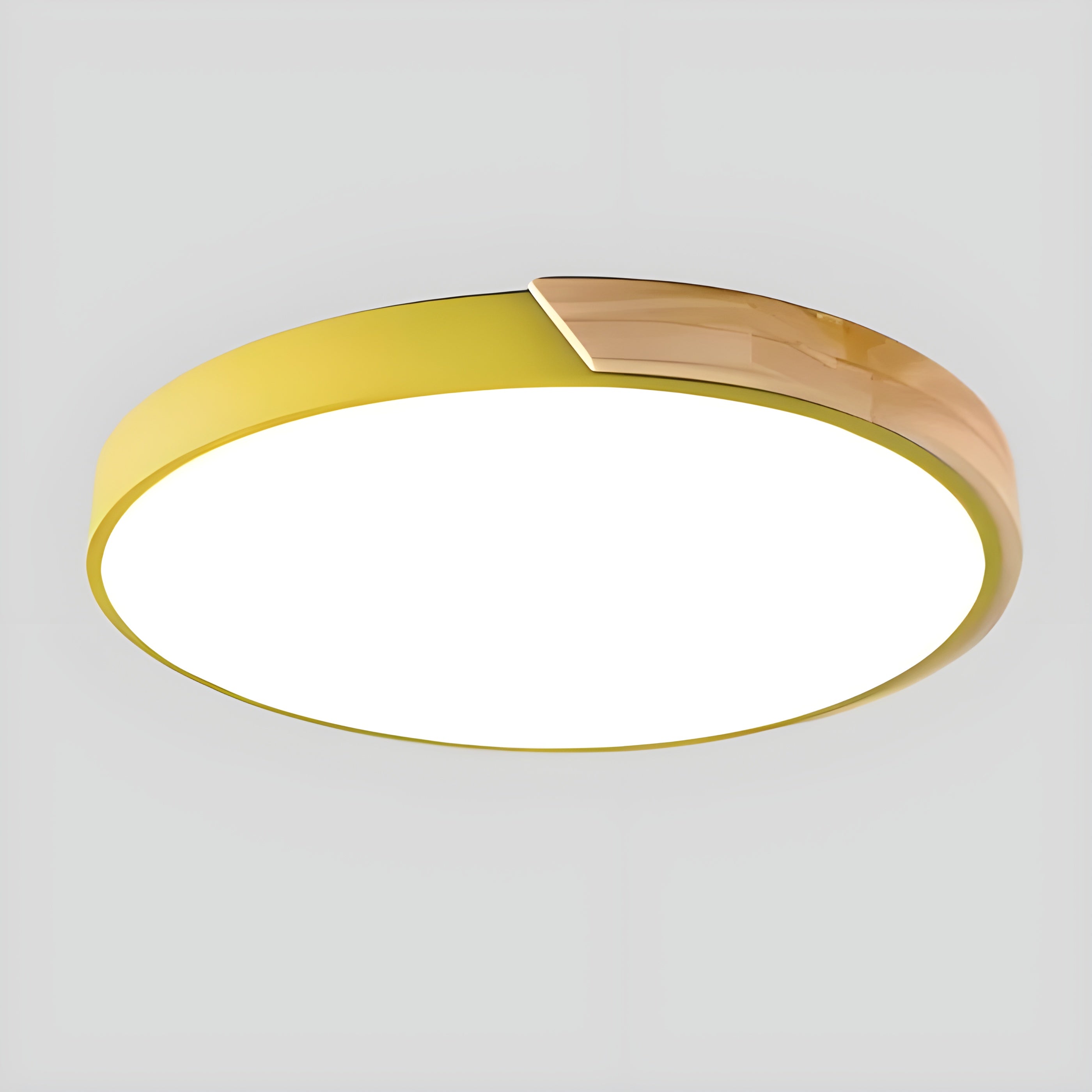 LED-taklampa i trä - Dekorativ &amp; Modern i mjuka macarons färger Skandinaviskt design