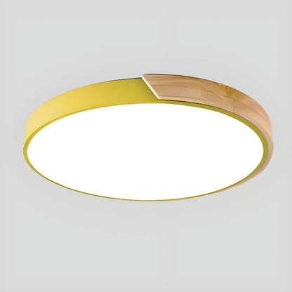LED-taklampa i trä - Dekorativ &amp; Modern i mjuka macarons färger Skandinaviskt design