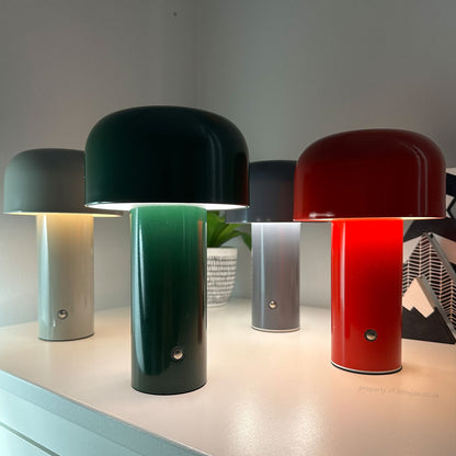 Trådlampad Svampbordslampa | USB-C Uppladdningsbar | 3 Ljusstyrkenivåer | 8&quot; Modern LED Ljus