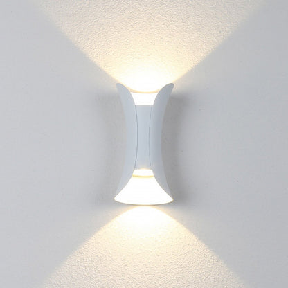 Vattentålig LED-vägglampa för utomhusbruk – Upp- och nedljus