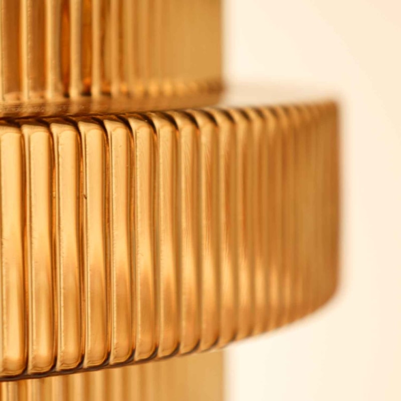 Flesformad Messing Glaskrona