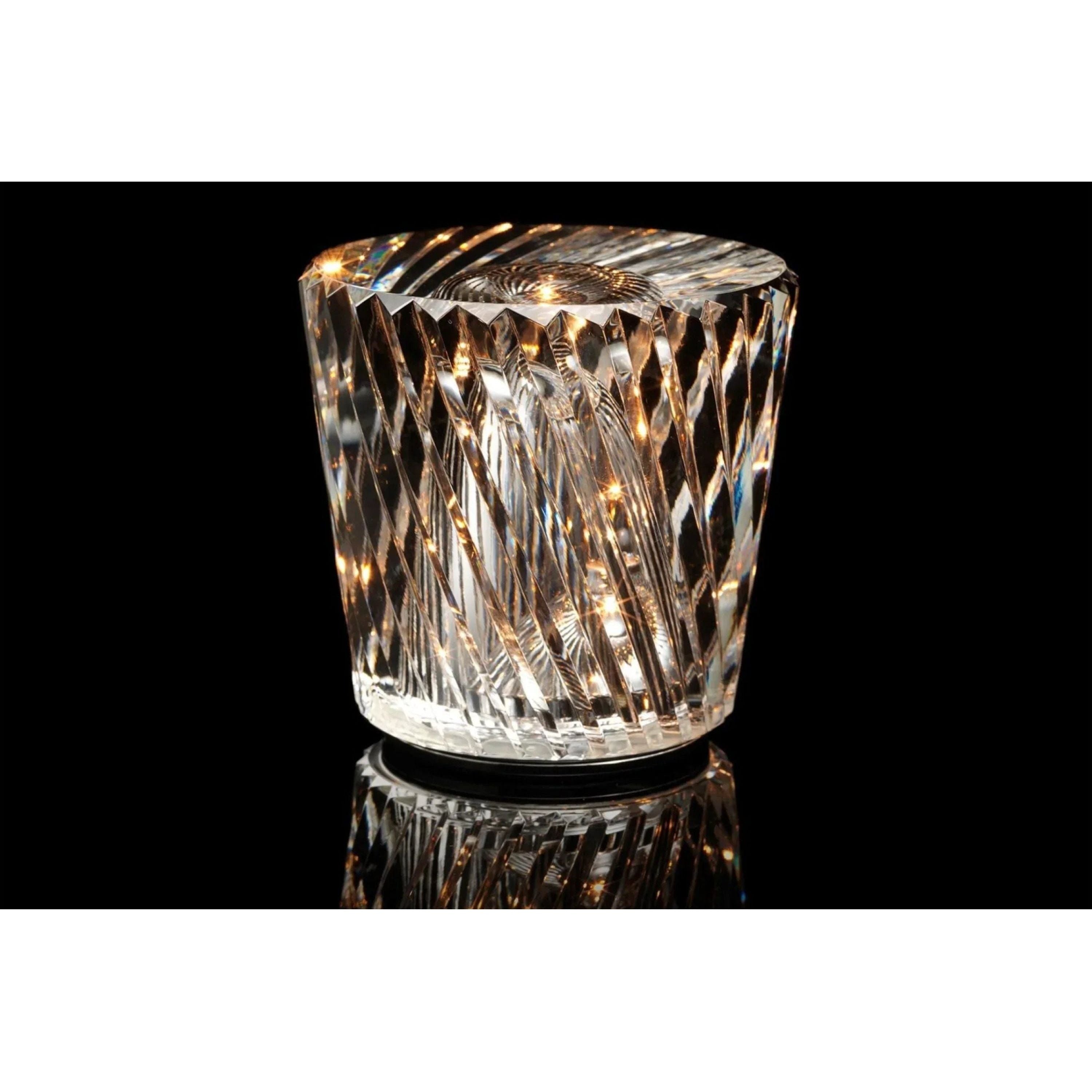 Kristall-LED-bordlampa – Uppladdningsbar &amp; Dekorativ | Elegant hemaccessoar