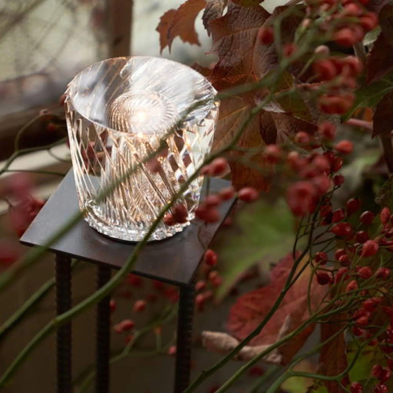 Kristall-LED-bordlampa – Uppladdningsbar &amp; Dekorativ | Elegant hemaccessoar