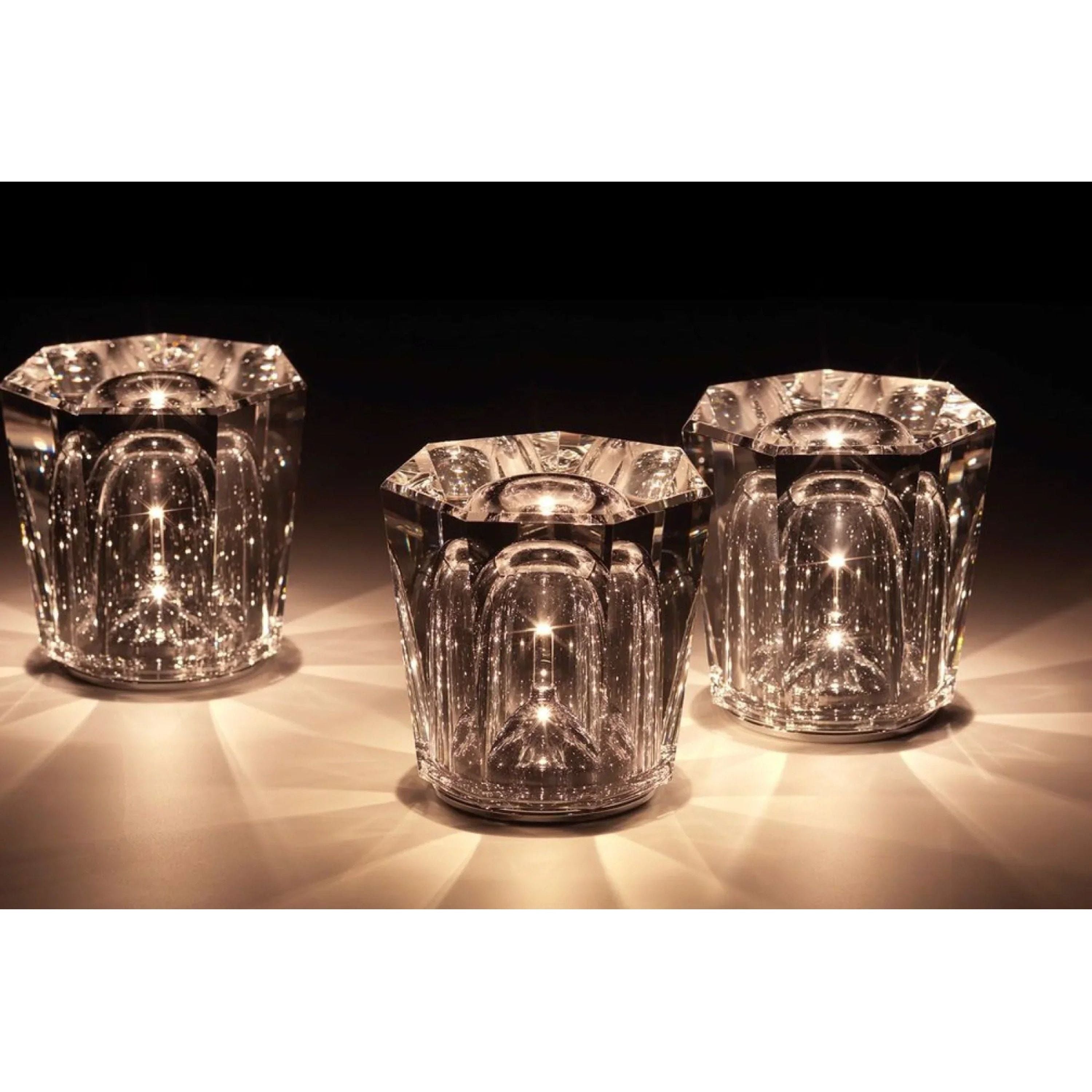Kristall-LED-bordlampa – Uppladdningsbar &amp; Dekorativ | Elegant hemaccessoar