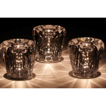 Kristall-LED-bordlampa – Uppladdningsbar &amp; Dekorativ | Elegant hemaccessoar