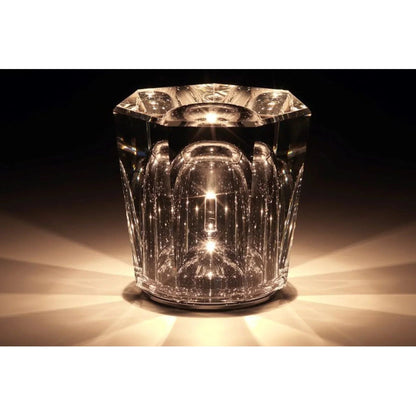 Kristall-LED-bordlampa – Uppladdningsbar &amp; Dekorativ | Elegant hemaccessoar
