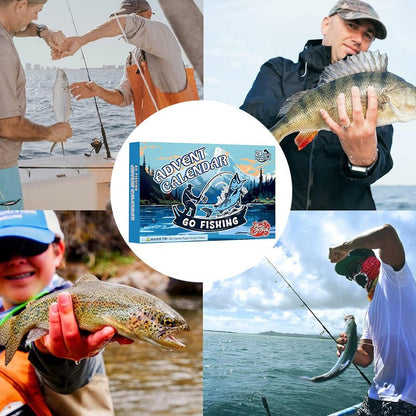 ANGLERVENT – 24 dagar jul 2025 nedräkning fisketillbehör set