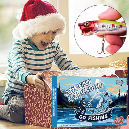 ANGLERVENT – 24 dagar jul 2025 nedräkning fisketillbehör set