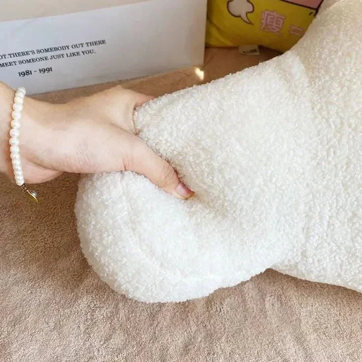 Teddy Shape Mjuk Kontorsfuttas - Plysch Bomullskomfort