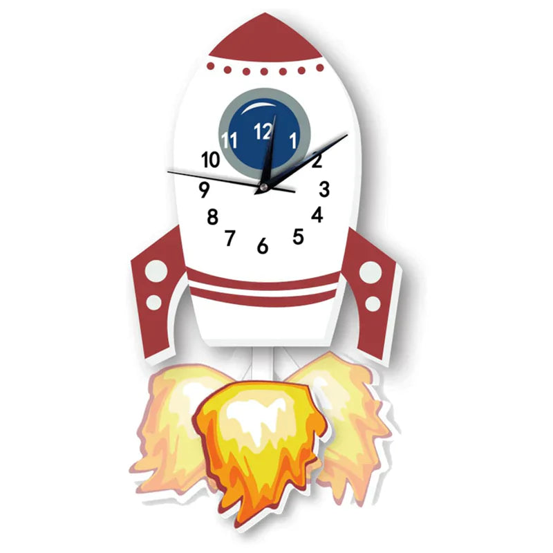 Barn Pendelklocka med Djurmönster