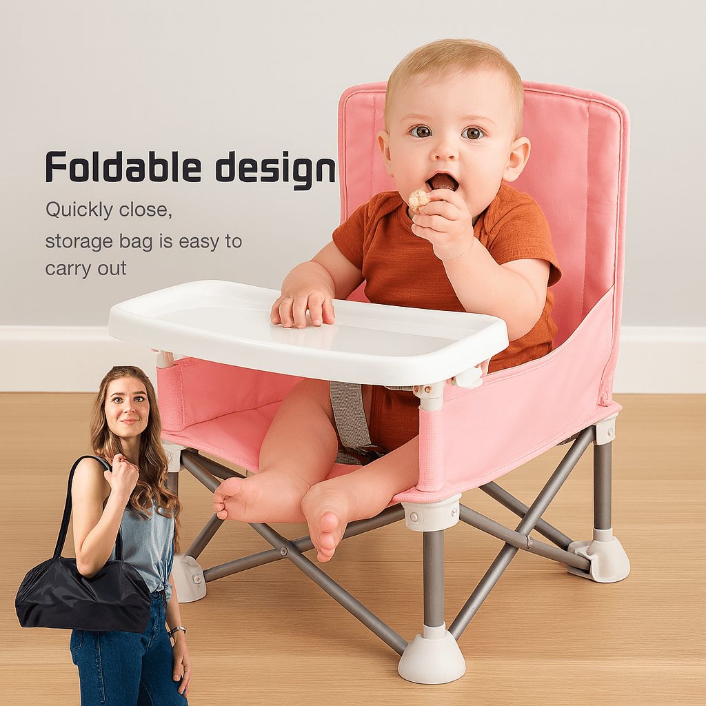 AnywhereSeat – Bärbar hopfällbar stol för baby och småbarn