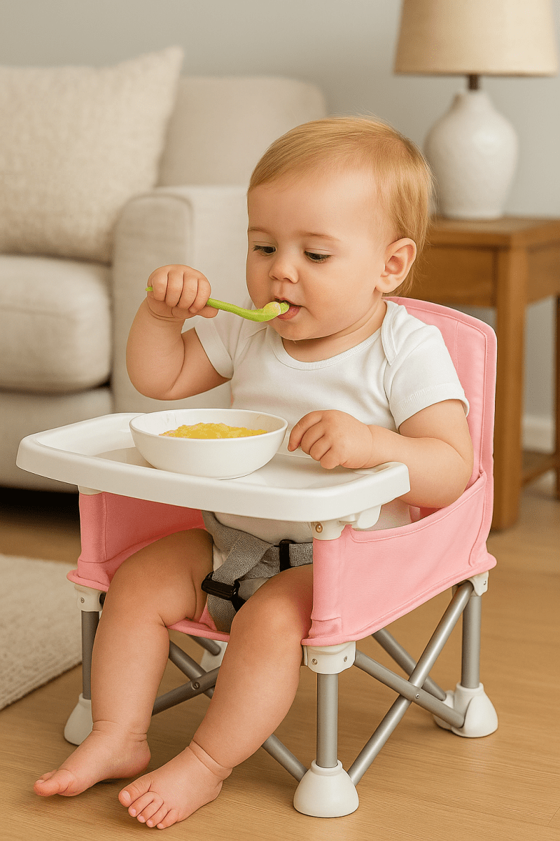 AnywhereSeat – Bärbar hopfällbar stol för baby och småbarn