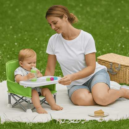 AnywhereSeat – Bärbar hopfällbar stol för baby och småbarn