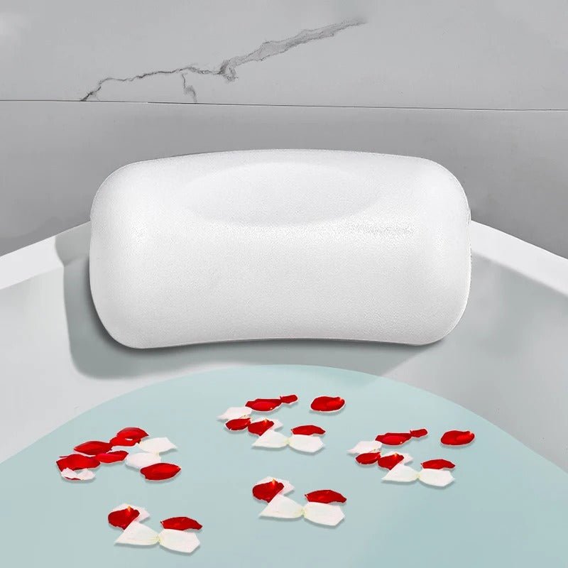 AquaCloud Premium-badkudde - Ergonomiskt nack- och huvudstöd för spa-liknande avkoppling hemma