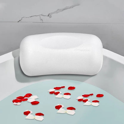 AquaCloud Premium-badkudde - Ergonomiskt nack- och huvudstöd för spa-liknande avkoppling hemma