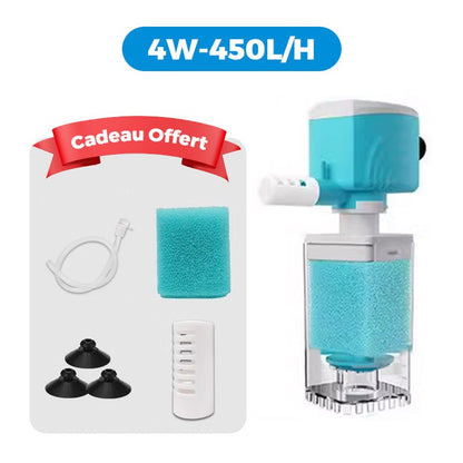AquaFlow 5-i-1 - Kristallklart vatten &amp; automatisk rengöring för akvariet