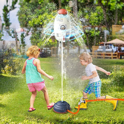 AQUASPIN – 360° roterande vattensprinkler-leksak för barn