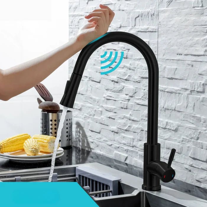 AQUATOUCH – Intelligent sensor-köksblandare med utdragbar design
