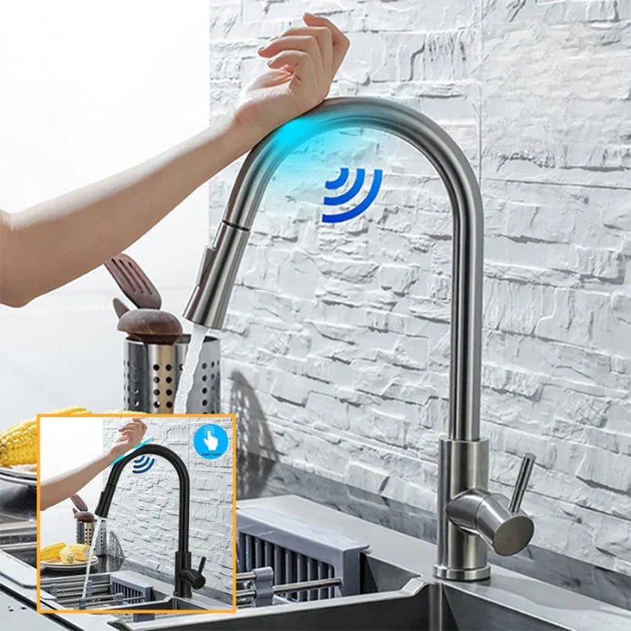AQUATOUCH – Intelligent sensor-köksblandare med utdragbar design