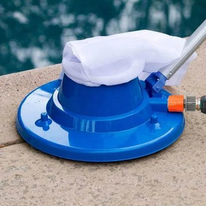 AquaVac - Kemikaliefri poolrengörare med kraftfull slangavtappning