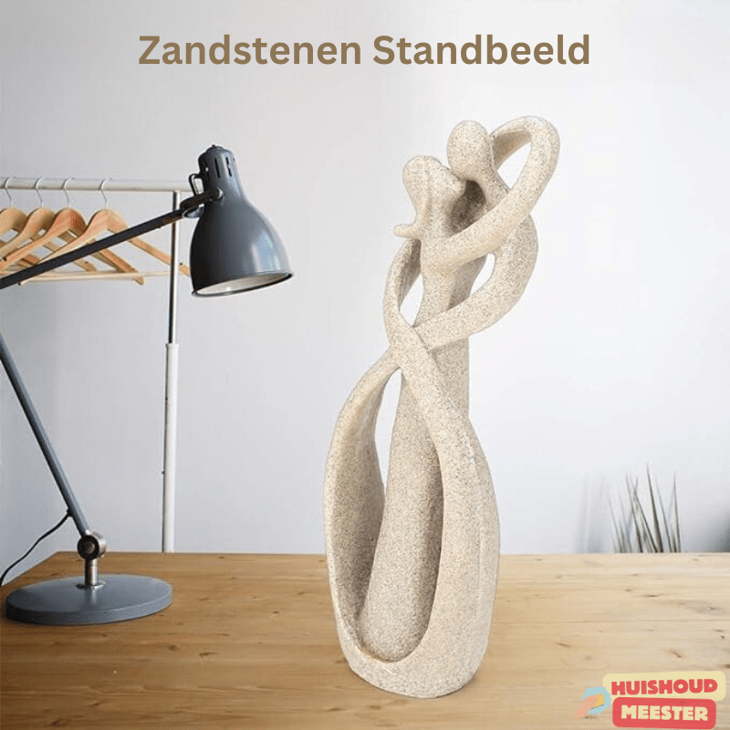 Armonia Embrace Skulptur - Konstnärligt symbol för kärlek, anknytning och tidlös elegans