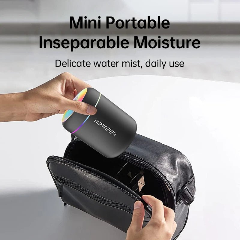 AromaMist Mini – 180ml USB Luftfuktare med LED-belysning