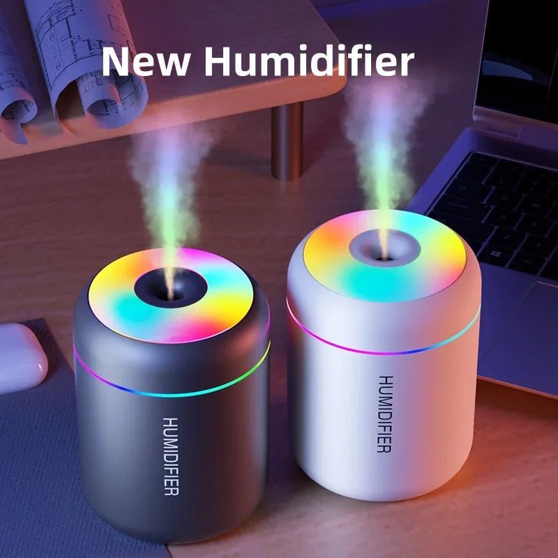 AromaMist Mini – 180ml USB Luftfuktare med LED-belysning