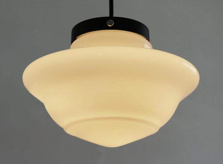 ArtCreativ | Art Deco Mjölkglas Hänglampa för Vintage Inrednings Charm