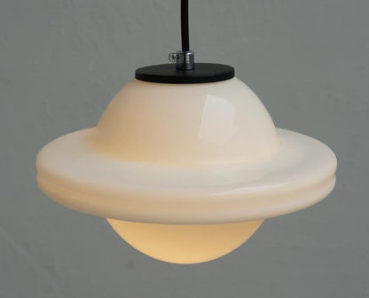 ArtCreativ | Art Deco Mjölkglas Hänglampa för Vintage Inrednings Charm